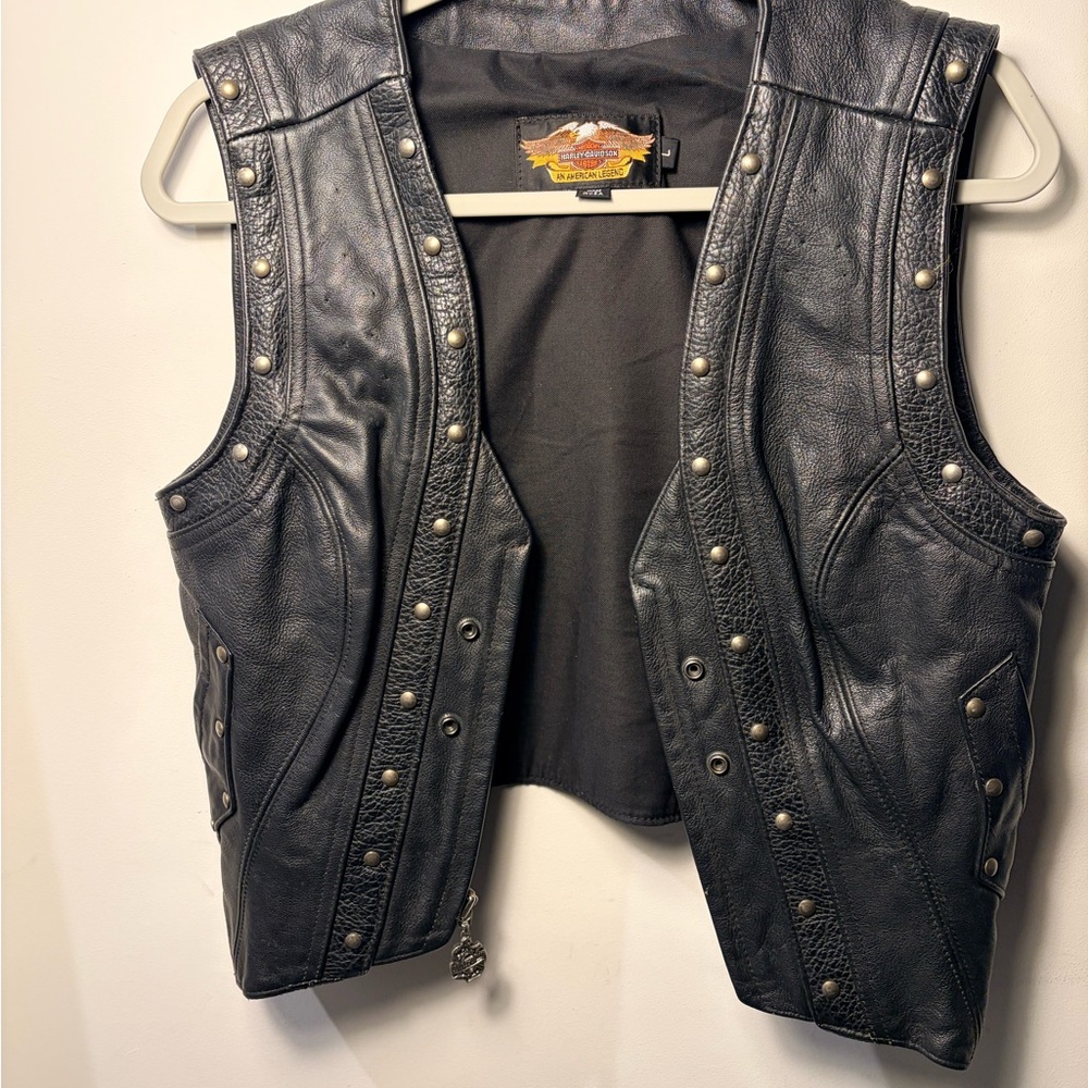 Harley-Davidson Black Leather Vest